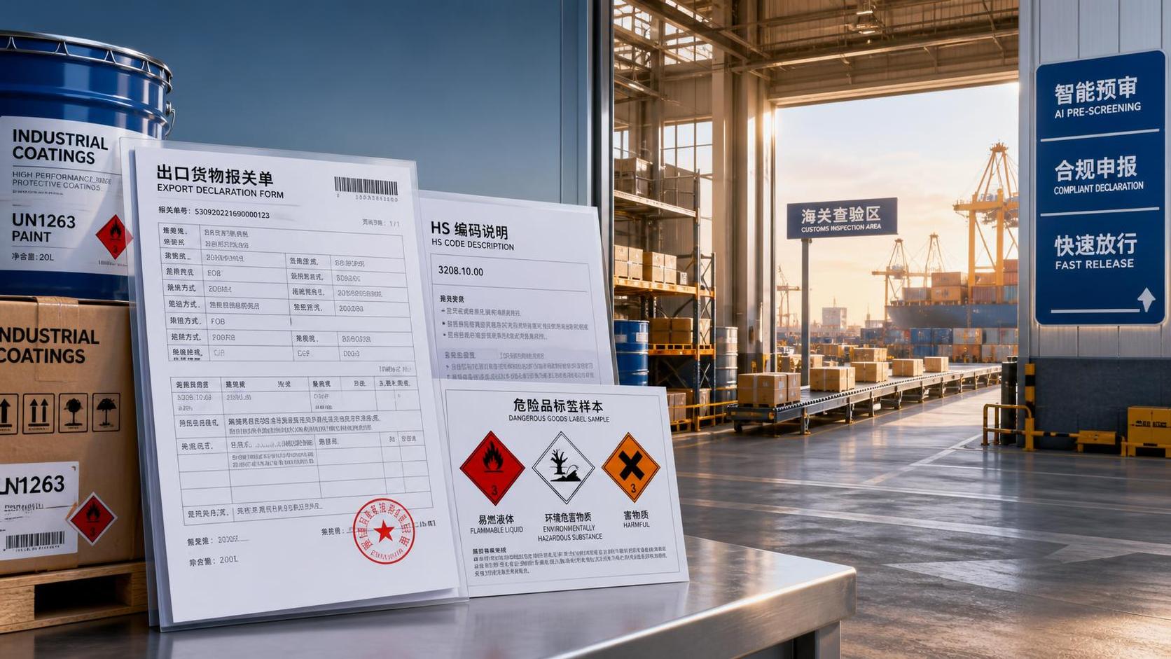 China Customs Launches Paint Export Precheck