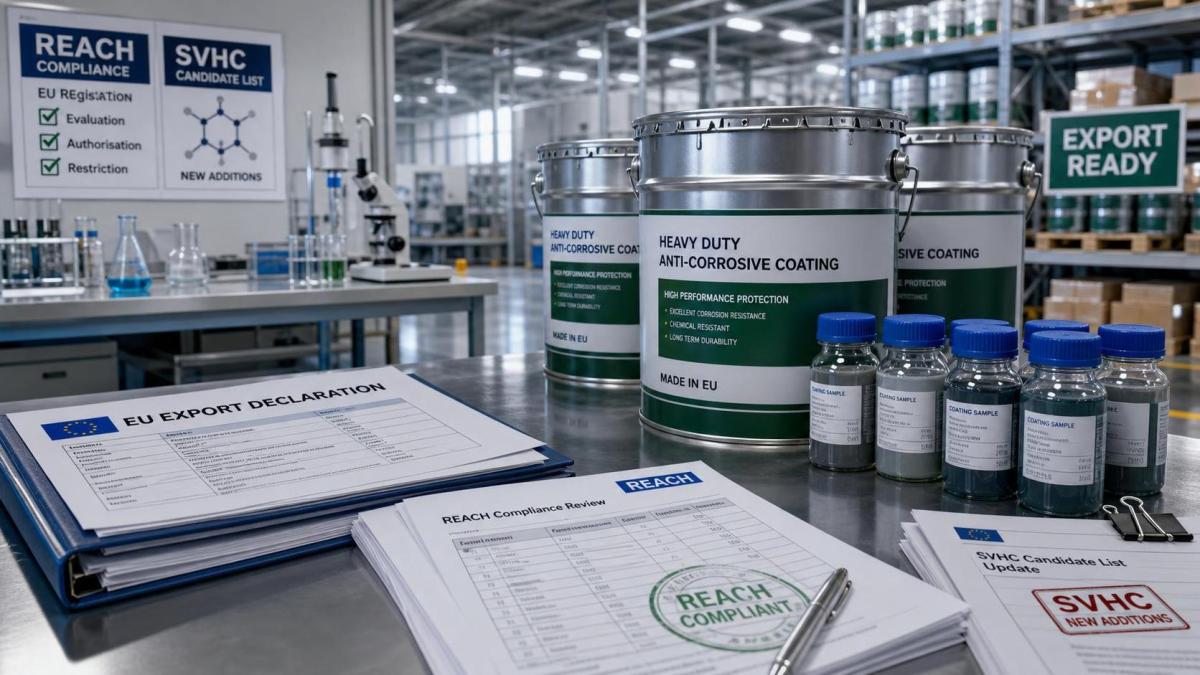 EU REACH Adds 12 New SVHCs, Forcing Industrial Coating Export Declarations Update