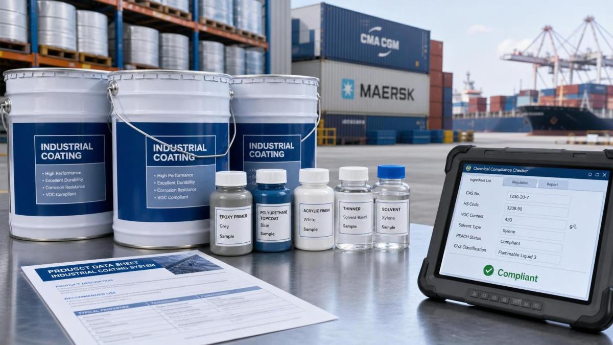 China Customs Launches Smart Preclassification Channel for Coatings Exports