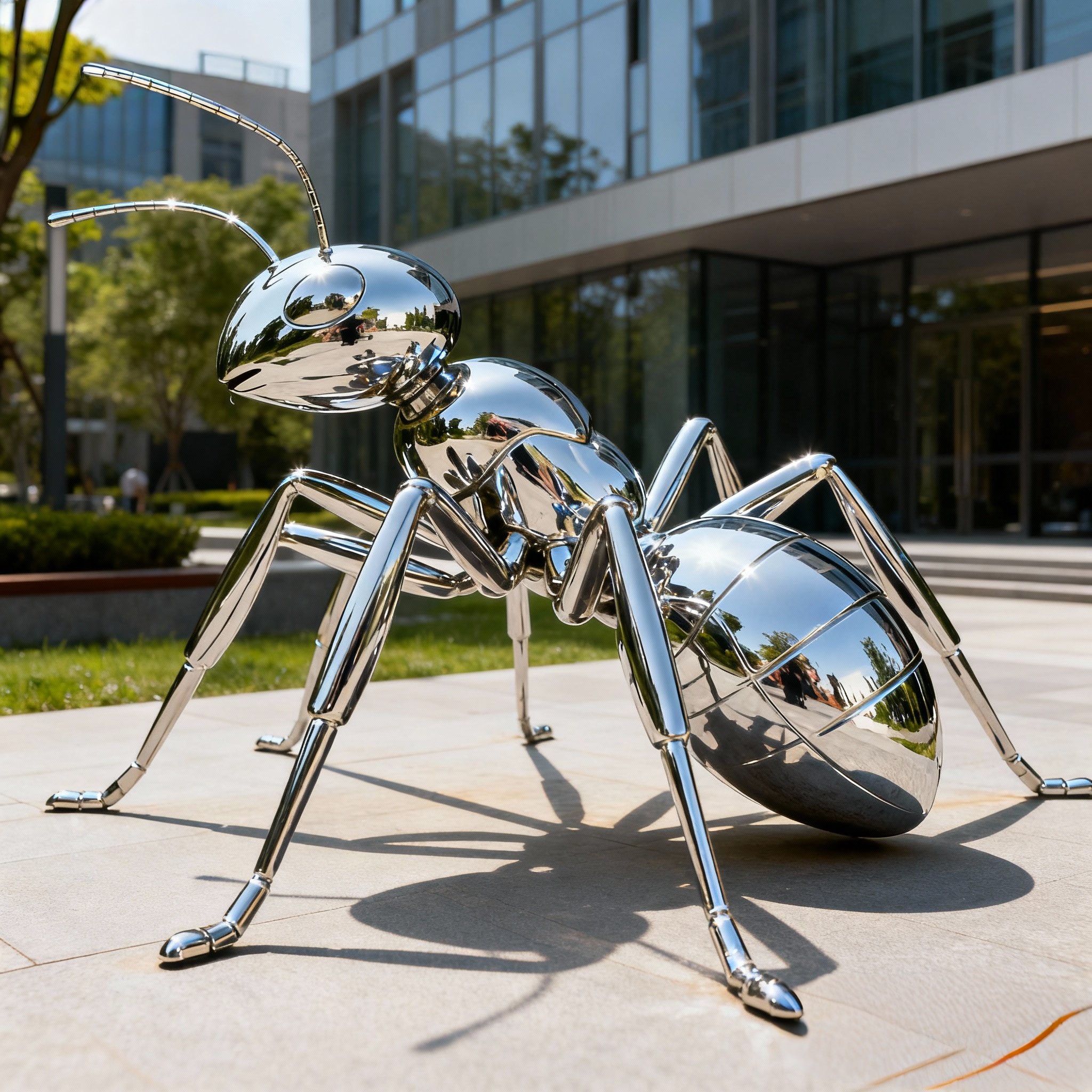 Stainless steel sculpture