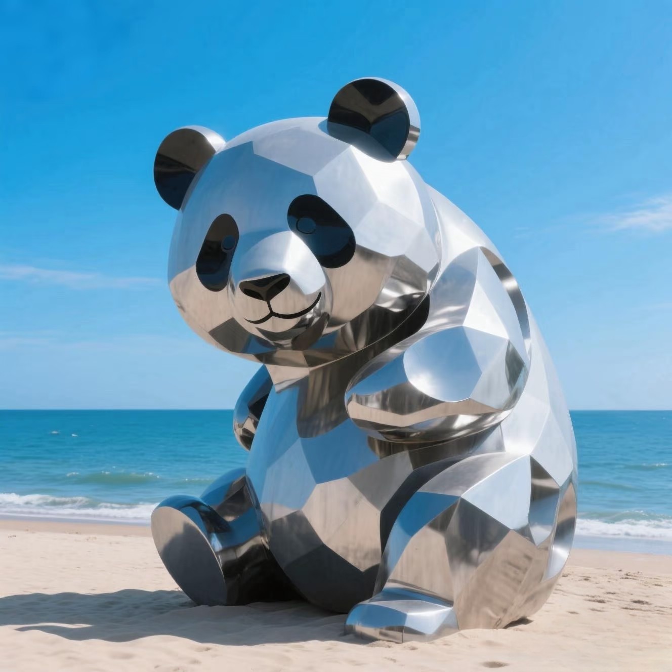 Stainless steel sculpture