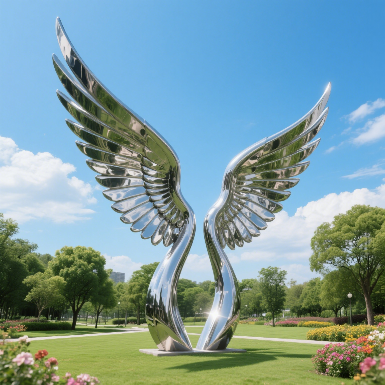 Stainless steel sculpture