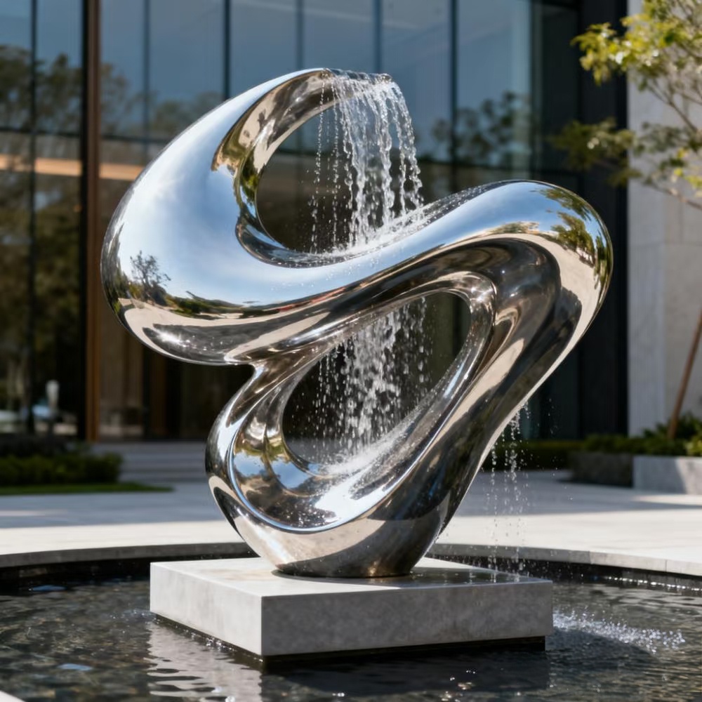 Stainless steel sculpture