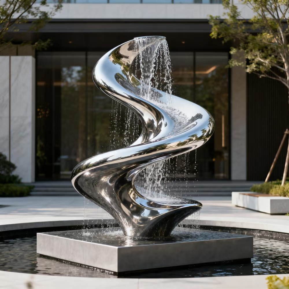 Stainless steel sculpture