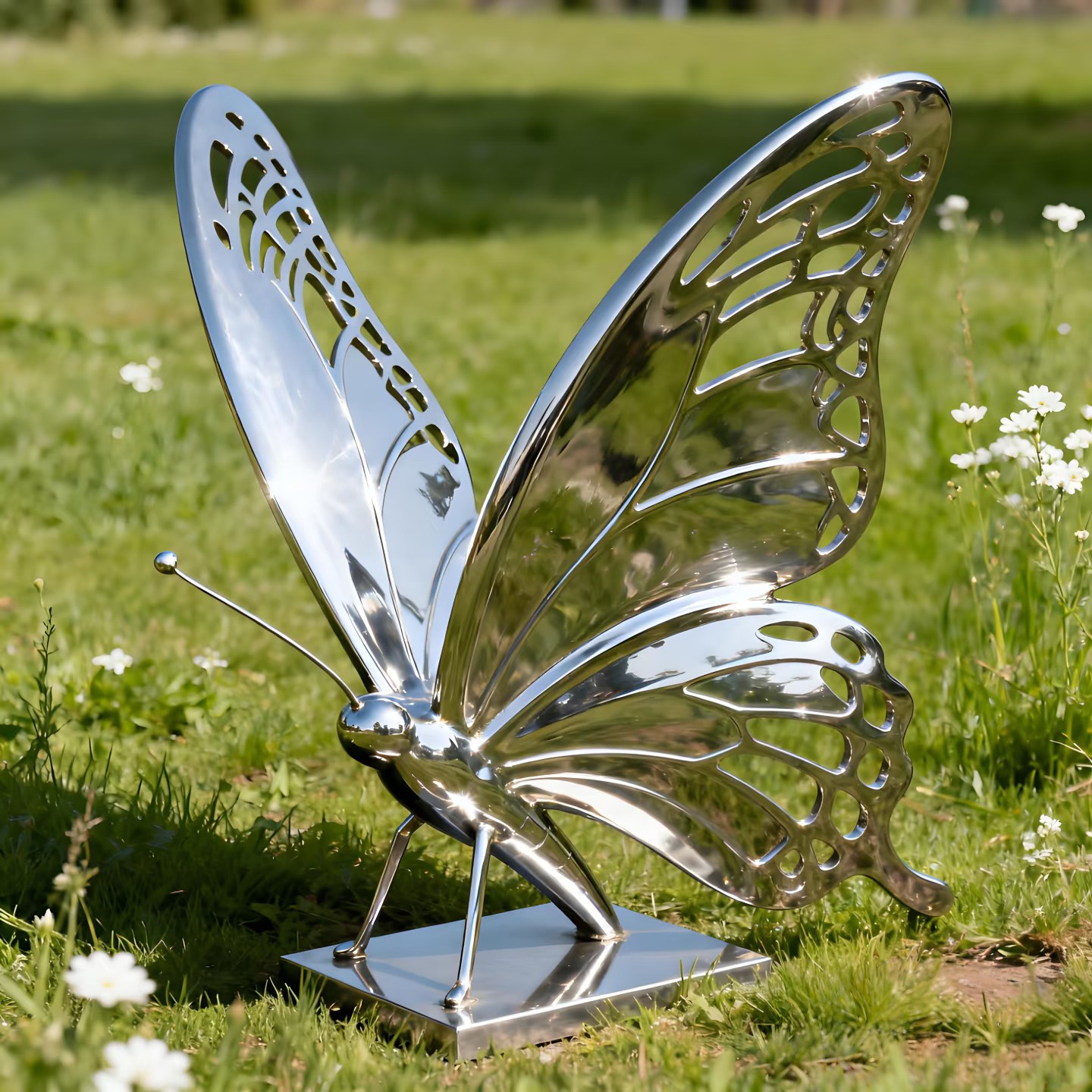 Stainless steel sculpture