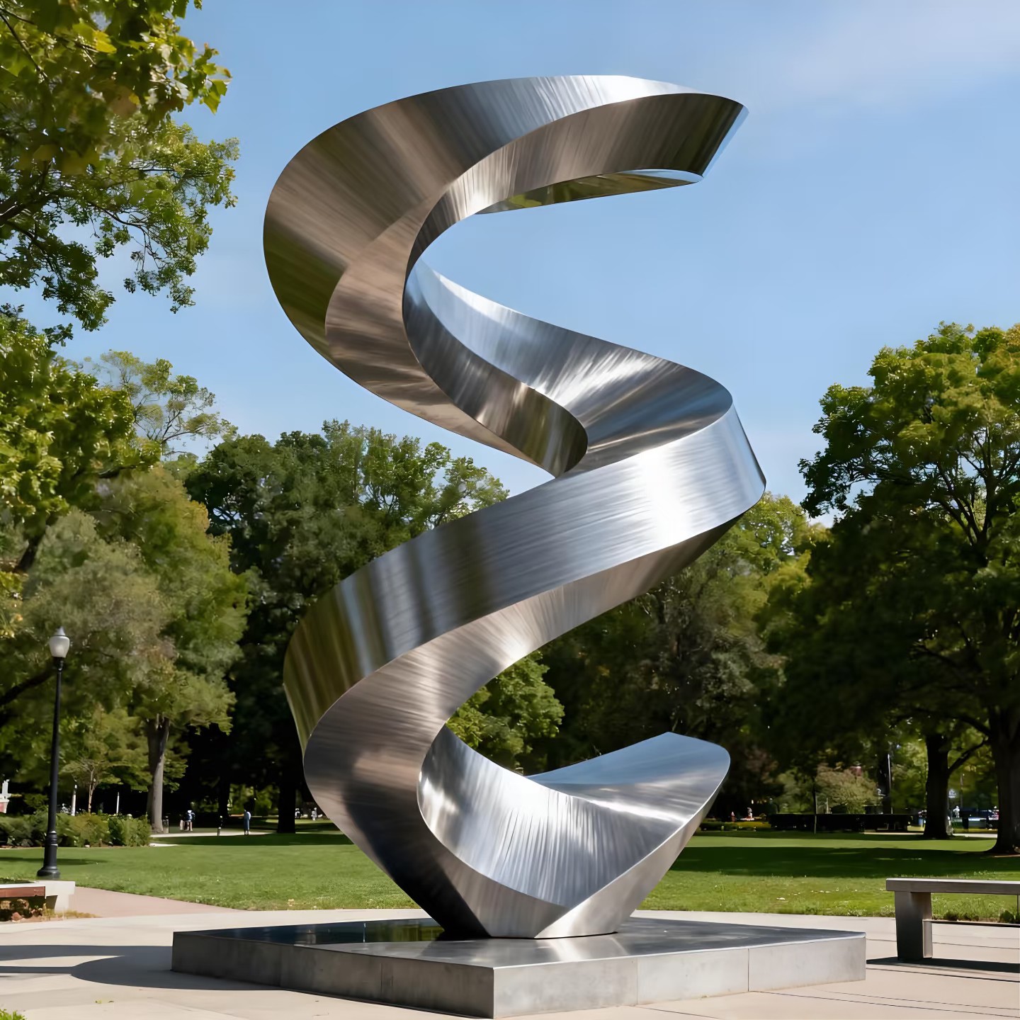 Stainless steel sculpture