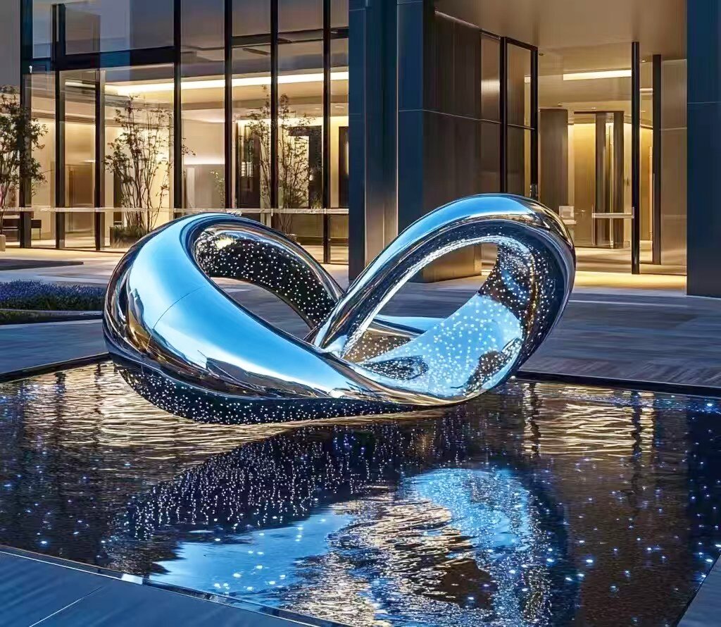 Stainless steel sculpture