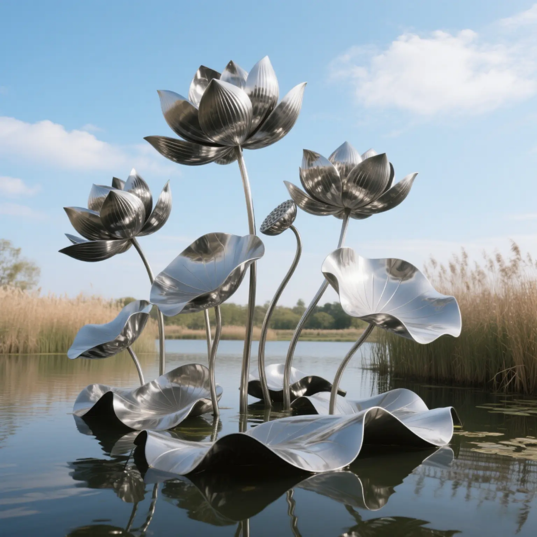 Stainless steel sculpture