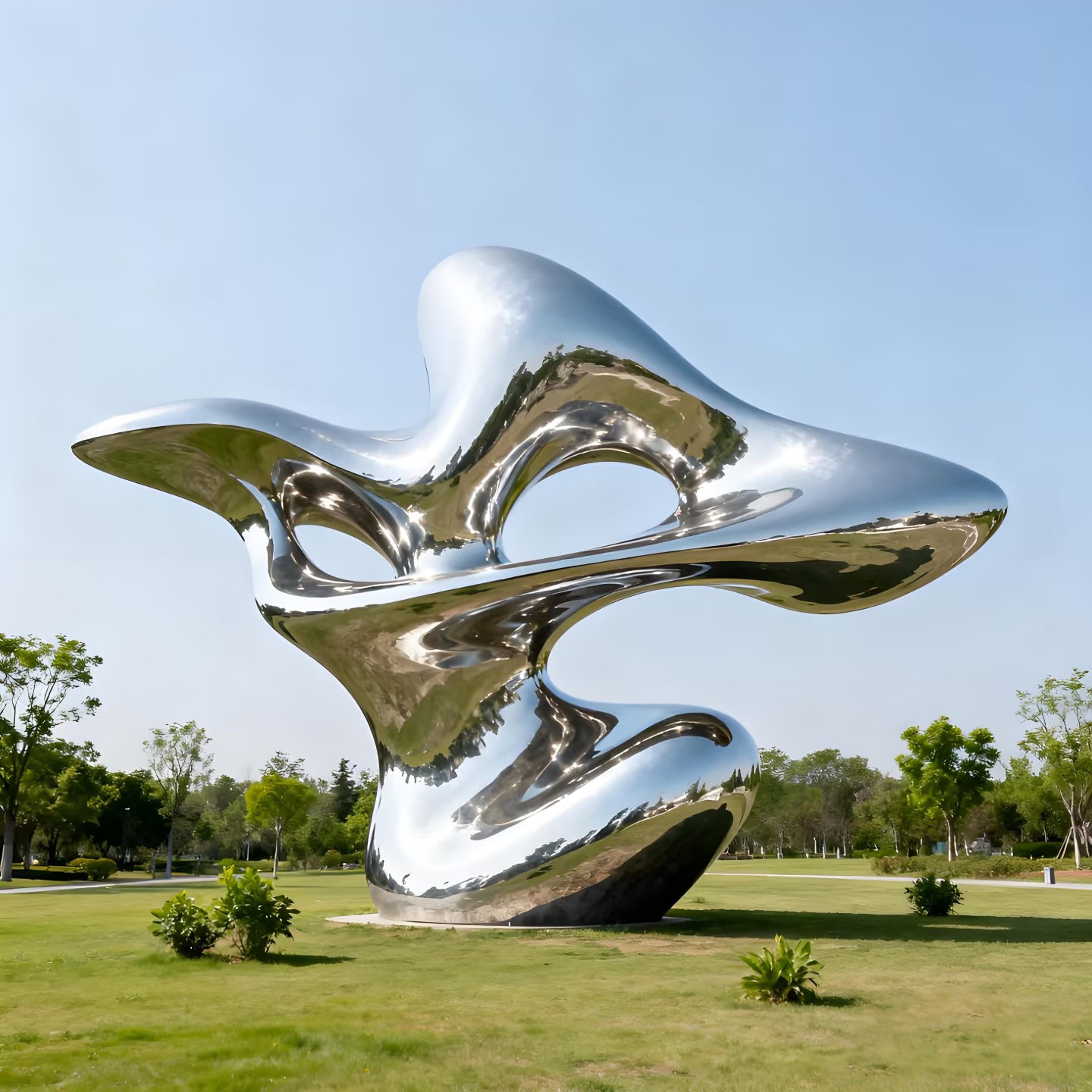 Stainless steel sculpture