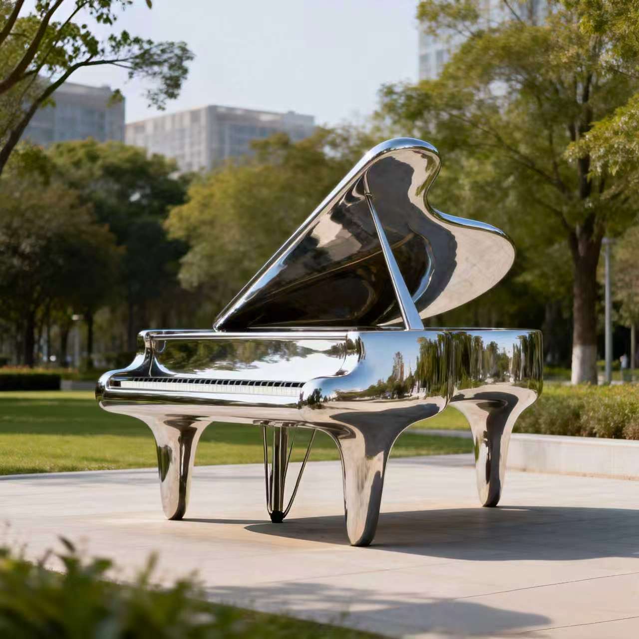 Stainless steel sculpture