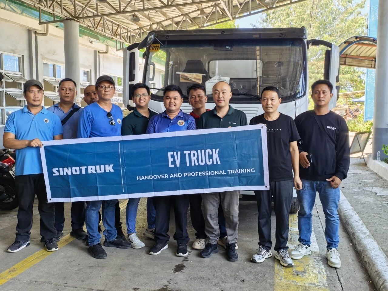 Première commande de l'ONU | SINOTRUK livre des camions électriques au PNUD aux Philippines