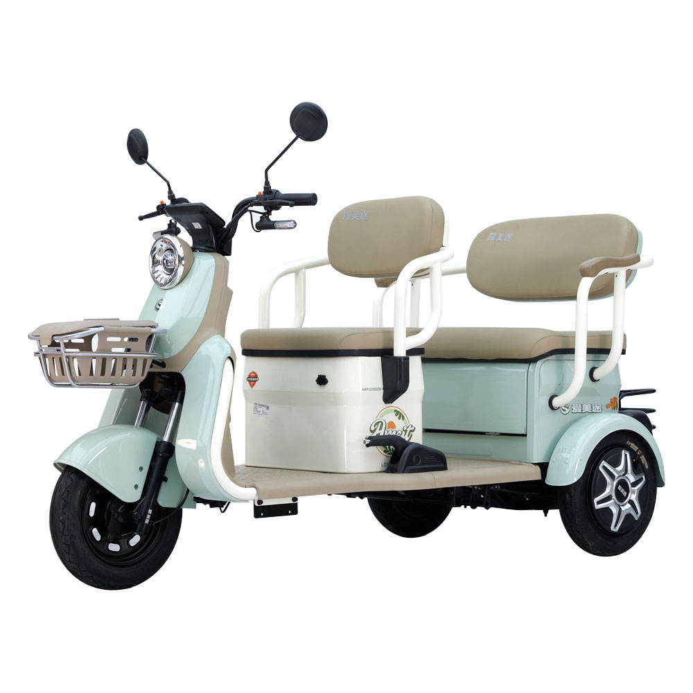 Hot Selling New Adult 3-Speed 48V Lead-Acid Battery China Electric Tricycle with Rear Hub Motor 3-Wheel Carbon Steel Frame Hot Selling New Adult 3-Speed 48V Lead-Acid Battery China Electric Tricycle with Rear Hub Motor 3-Wheel Carbon Steel Frame