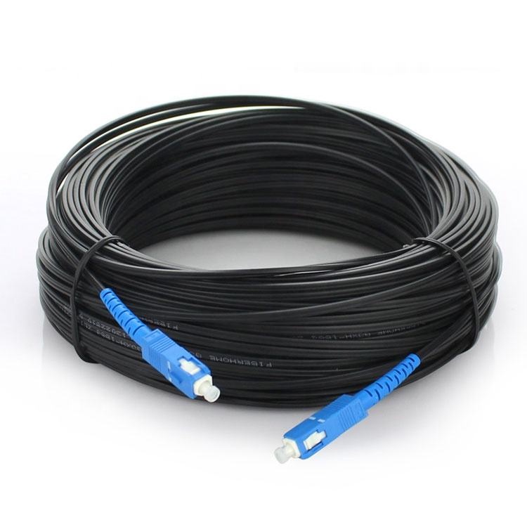 LF001 Single Mode G.657A SC UPC to SC UPC FTTH Drop Cable Fiber Patch Cord