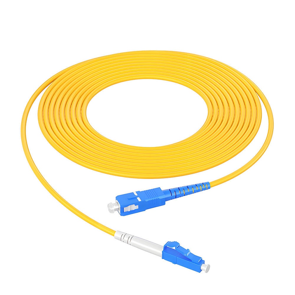 LF-007-High Quality Simplex SC-LC Fiber Optic Patch Cord, G657A2/G652D Single Mode, SC/UPC-LC/UPC Connector, 2.0/3.0mm LSZH/PVC, 1m-10m Custom Length