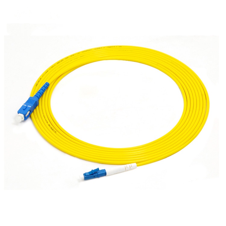 LF-007-High Quality Simplex SC-LC Fiber Optic Patch Cord, G657A2/G652D Single Mode, SC/UPC-LC/UPC Connector, 2.0/3.0mm LSZH/PVC, 1m-10m Custom Length