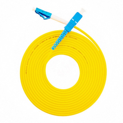 LF-007-High Quality Simplex SC-LC Fiber Optic Patch Cord, G657A2/G652D Single Mode, SC/UPC-LC/UPC Connector, 2.0/3.0mm LSZH/PVC, 1m-10m Custom Length