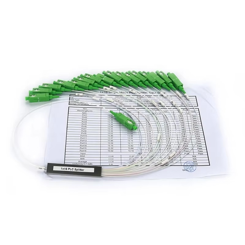 LF016 Mini PLC Fiber Optic Splitter Blockless Series 1×2/1×4/1×8/1×16