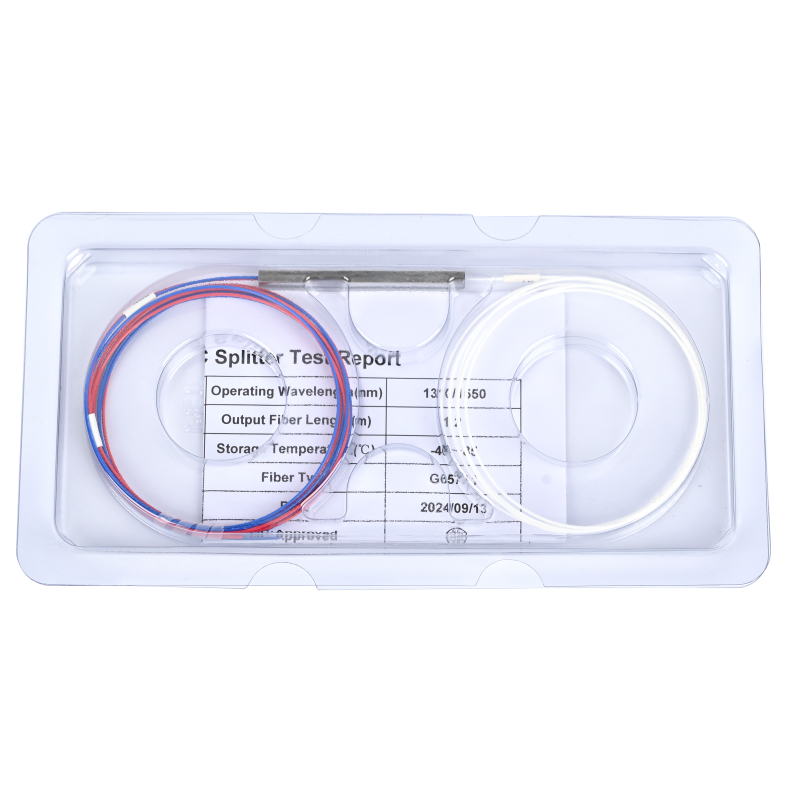 LF022 Custom Split Ratio Non-uniform FBT Fiber Splitter 1310/1550nm Dual Window Low Loss