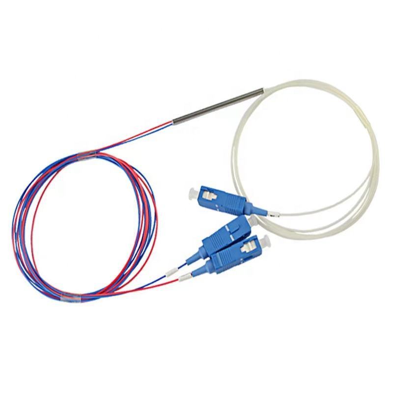 LF022 Custom Split Ratio Non-uniform FBT Fiber Splitter 1310/1550nm Dual Window Low Loss