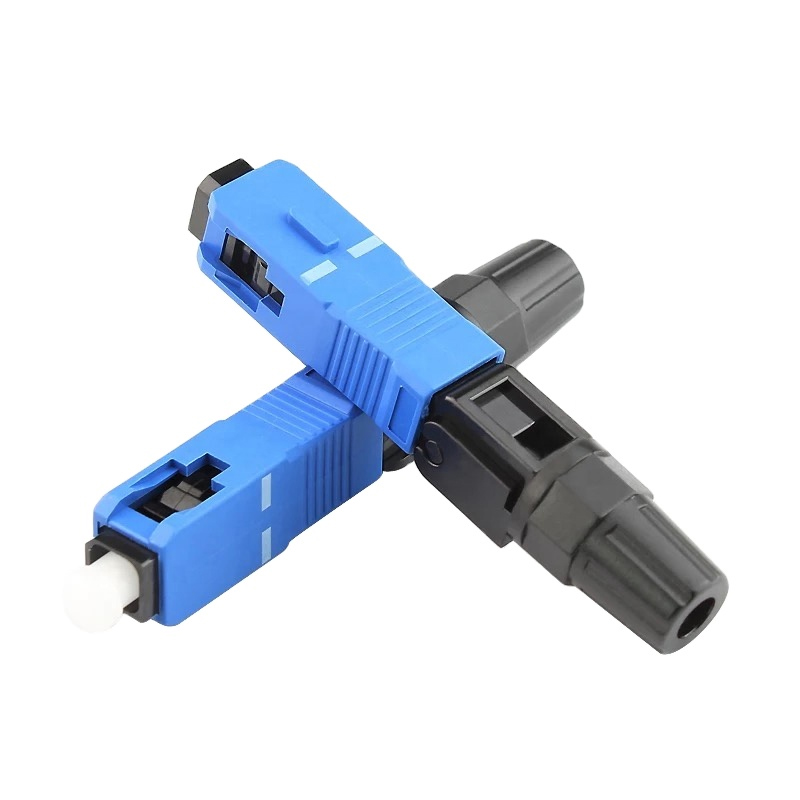 LF-023-Telecom Grade SC UPC Mechanical Splice FTTH Optical Fiber Fast Assembly Connector