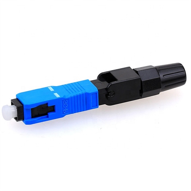 LF-023-Telecom Grade SC UPC Mechanical Splice FTTH Optical Fiber Fast Assembly Connector