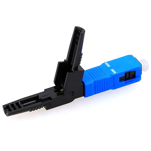 LF-023-Telecom Grade SC UPC Mechanical Splice FTTH Optical Fiber Fast Assembly Connector