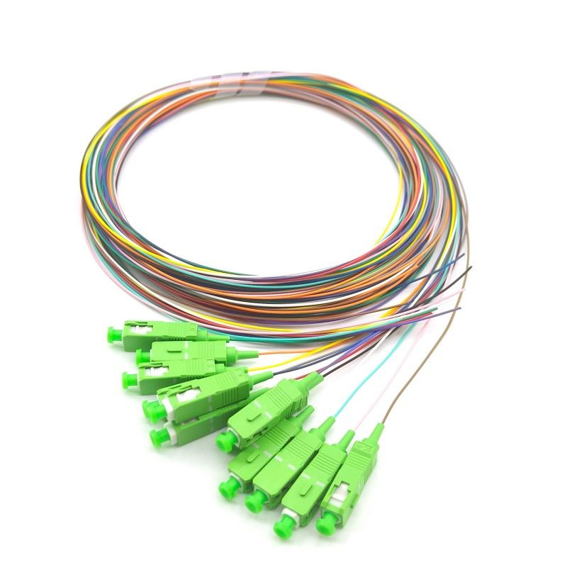 LF031Fiber Optic Pigtail Single Core & 12 Core Bundle 0.9mm 1.5m G.652D Single Mode 