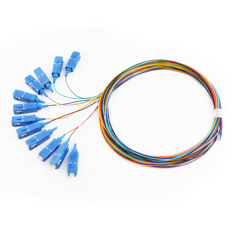 LF031Fiber Optic Pigtail Single Core & 12 Core Bundle 0.9mm 1.5m G.652D Single Mode 