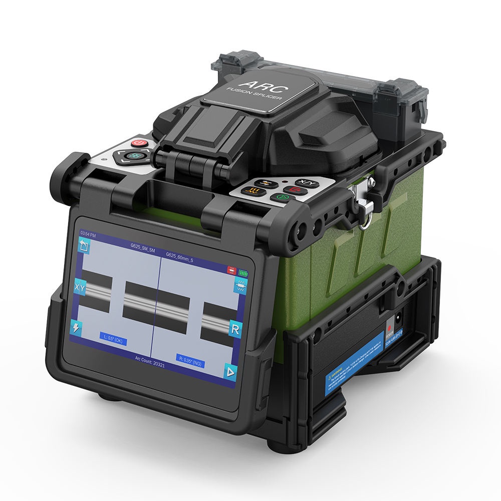 LF046 6 Motors Core Alignment Fiber Optic Fusion Splicer 0.01dB Low Loss Trunk Line Telecom Equipment