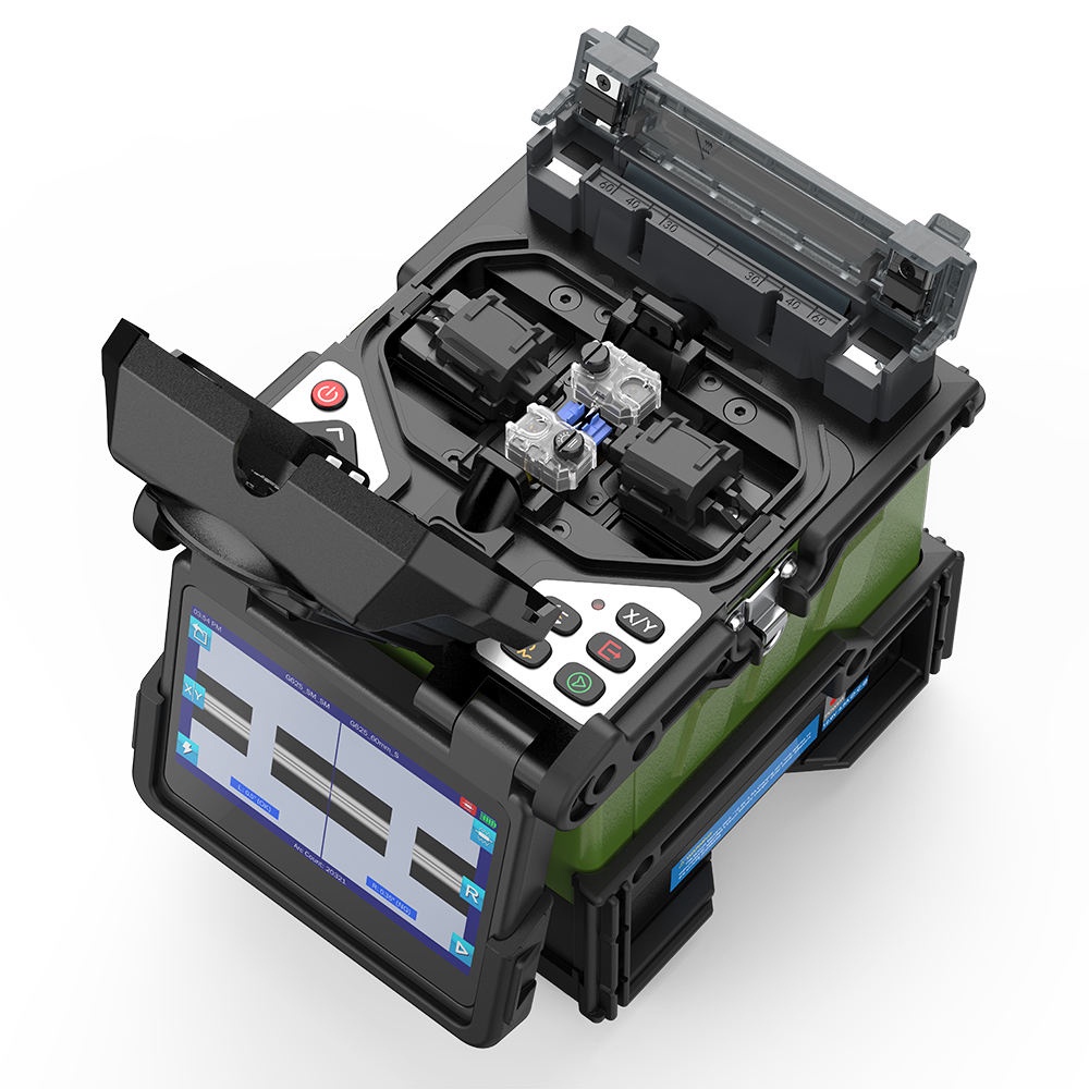 LF046 6 Motors Core Alignment Fiber Optic Fusion Splicer 0.01dB Low Loss Trunk Line Telecom Equipment