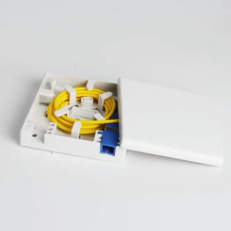 LF-073-86 Type SC Simplex Fiber Optic Face Plate FTTH Wall Mount Outlet Indoor Junction Box