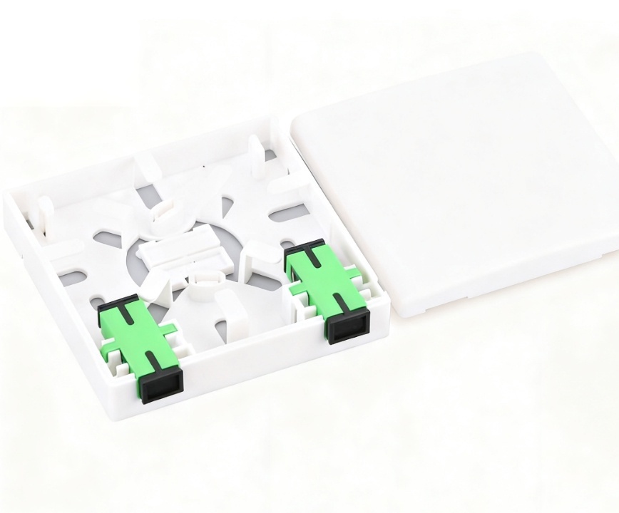 LF-073-86 Type SC Simplex Fiber Optic Face Plate FTTH Wall Mount Outlet Indoor Junction Box