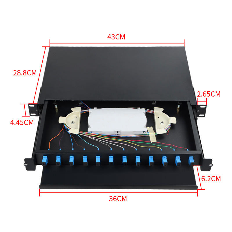 LF080 FTB Series Fiber Optic Terminal Box 4/8/12/24/96 Cores Fiber Patch Panel 
