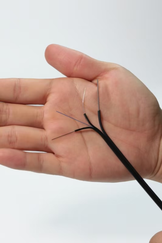 LF-087-Single Core G657A1 Self-supporting FTTH Drop Cable Figure 8 Aerial Fiber Optic Cable