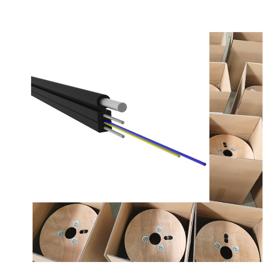 LF-087-Single Core G657A1 Self-supporting FTTH Drop Cable Figure 8 Aerial Fiber Optic Cable