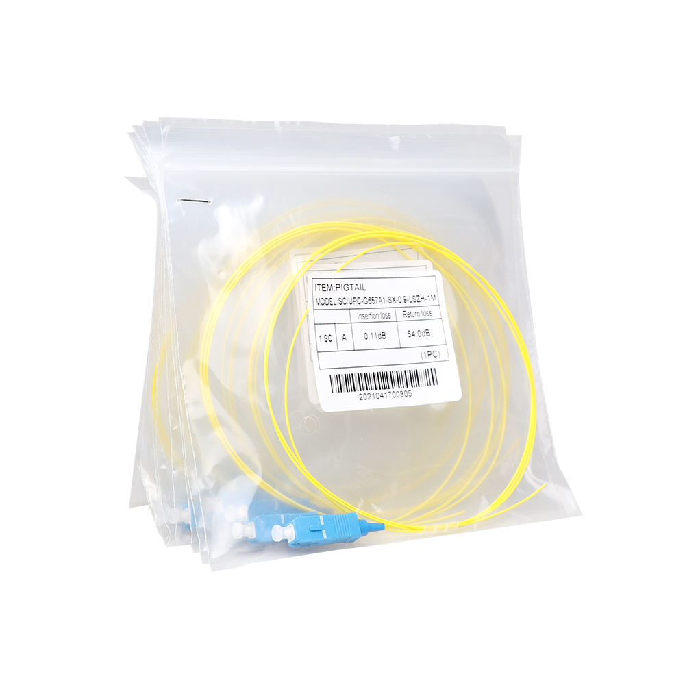LF-031-SC UPC Fiber Optic Pigtail 0.9mm 1.5m G.652D Single Mode Optical Fiber Pigtail