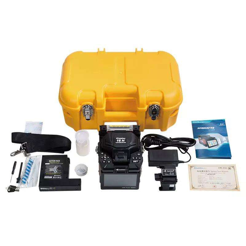 LF-042-Factory Wholesale Fiber Optic Fusion Splicer 4/6 Motors FTTH Optical Fiber Welding Machine