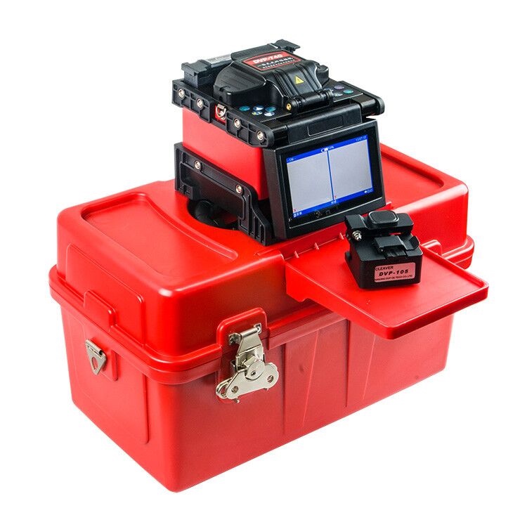 LF-044-Economical DVP740 Fiber Fusion Splicer FTTH Drop Cable Splicing Machine Low Price