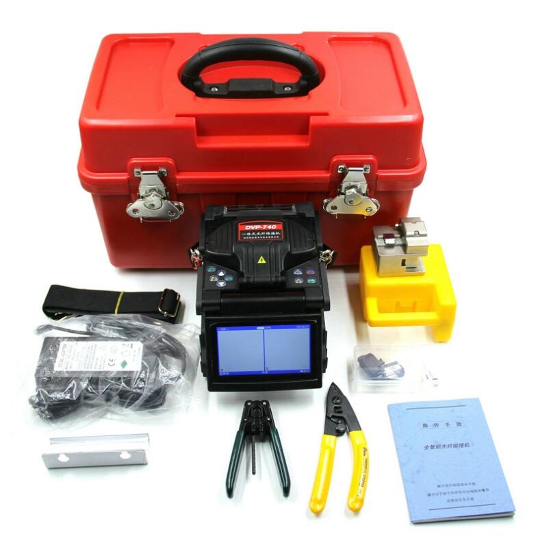 LF-044-Economical DVP740 Fiber Fusion Splicer FTTH Drop Cable Splicing Machine Low Price