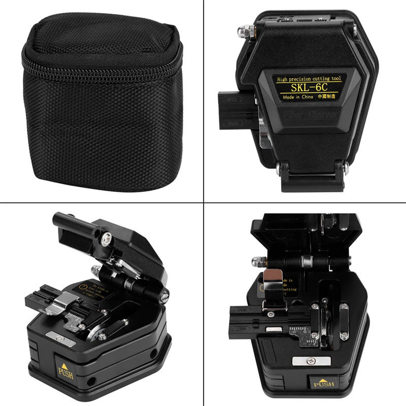 LF-047-High Precision Fiber Optic Cleaver Low Insertion Loss FTTH Optical Fiber Cutter for Cold Splicing