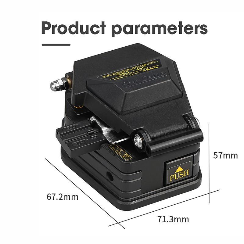 LF-047-High Precision Fiber Optic Cleaver Low Insertion Loss FTTH Optical Fiber Cutter for Cold Splicing