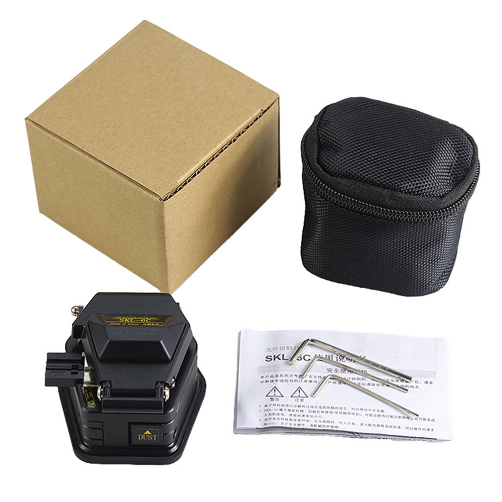 LF-047-High Precision Fiber Optic Cleaver Low Insertion Loss FTTH Optical Fiber Cutter for Cold Splicing