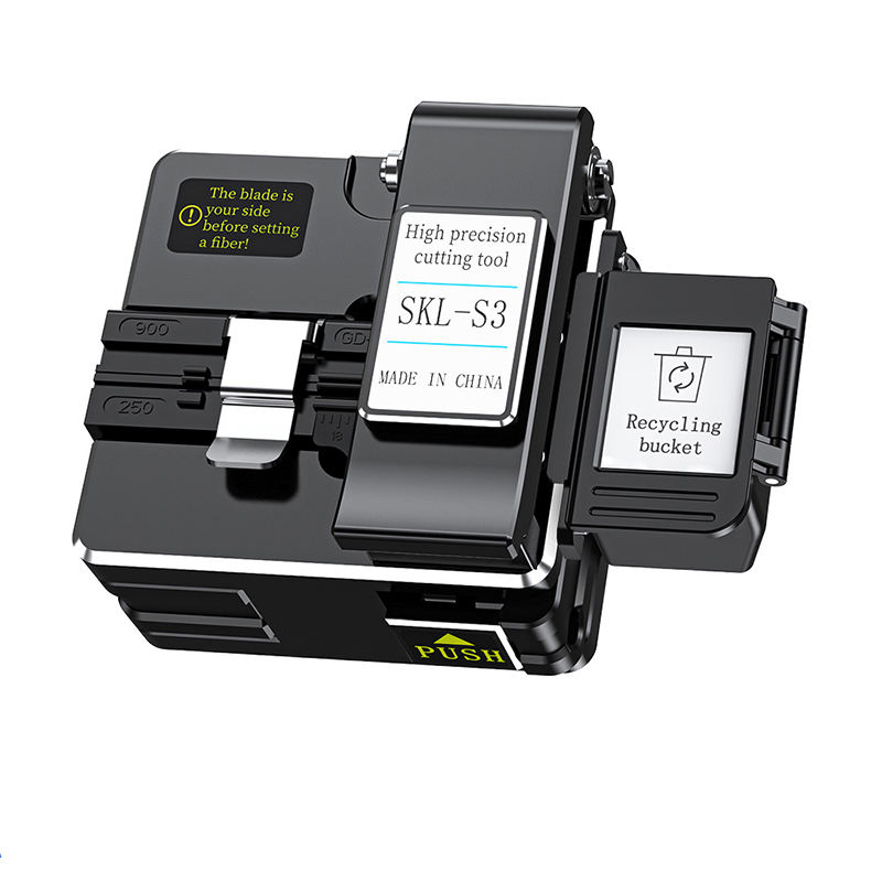LF048 Wholesale SKLS3 Fiber Optic Cable Cleaver Durable Blade FTTH Network Construction Tools