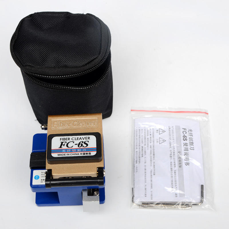 LF-049-Economical Fiber Optic Cleaver Cost-effective FTTH Cold Connection Fiber Cutting Tool FC6S