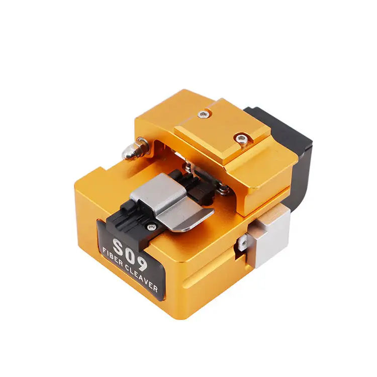 LF051 S09 Telecom Grade Low Cut Angle Fiber Optic Cleaver Precise Optical Fiber Splicing Cutting Tool