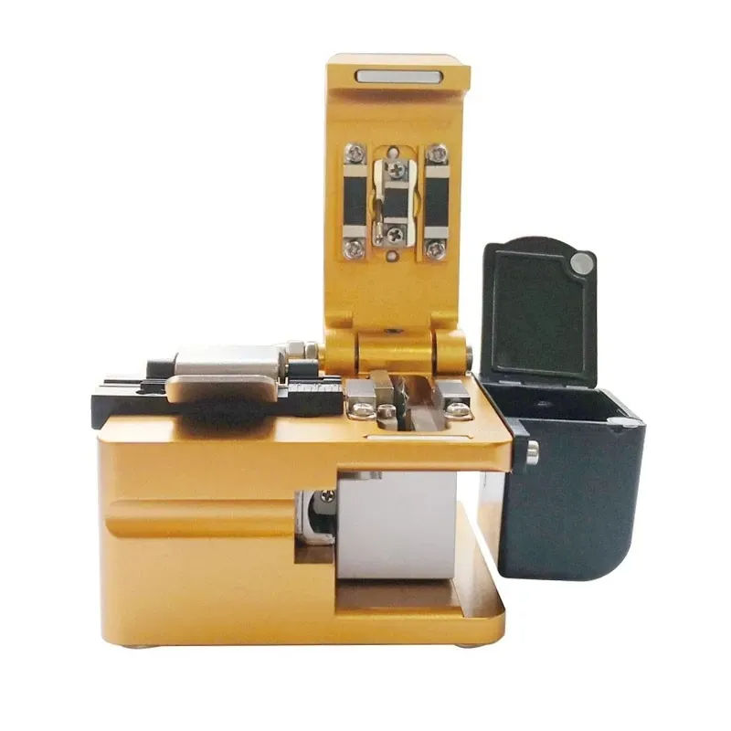 LF051 S09 Telecom Grade Low Cut Angle Fiber Optic Cleaver Precise Optical Fiber Splicing Cutting Tool