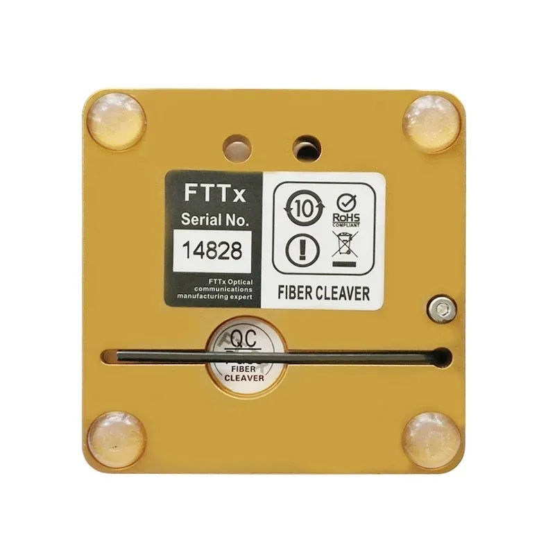 LF051 S09 Telecom Grade Low Cut Angle Fiber Optic Cleaver Precise Optical Fiber Splicing Cutting Tool
