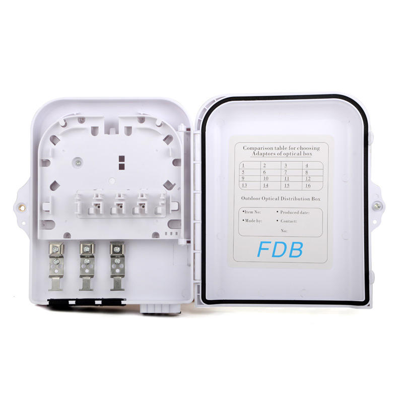 LF-076-Waterproof ABS 8 Core FTTH Fiber Optic Distribution Box Wall Mount Splitter Cabinet