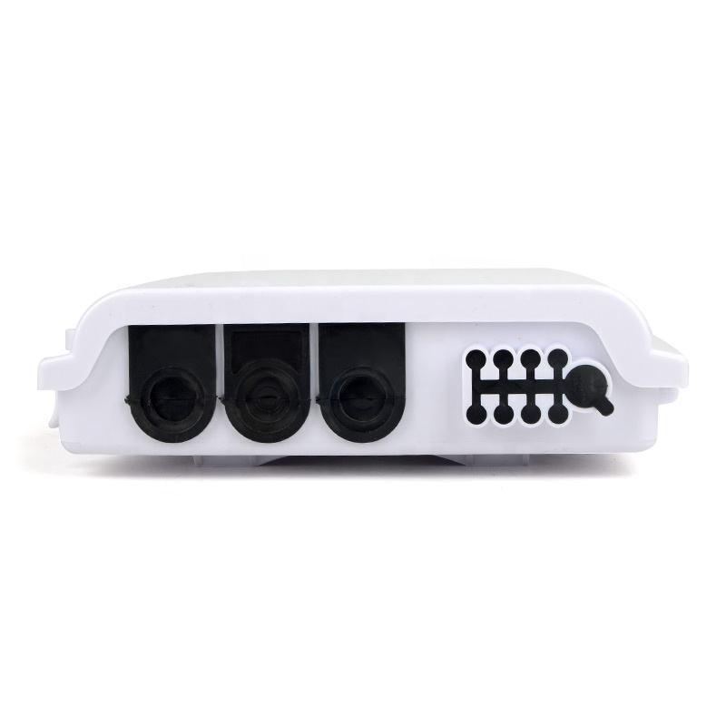 LF-076-Waterproof ABS 8 Core FTTH Fiber Optic Distribution Box Wall Mount Splitter Cabinet