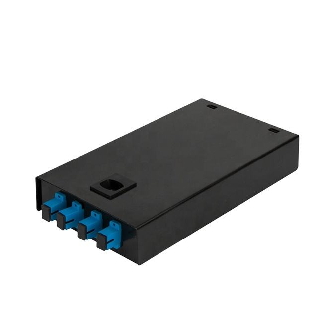 LF-080-4C Wall Mount Fiber Optic Terminal Box Cold Rolled Steel OTB Splicing Distribution Box